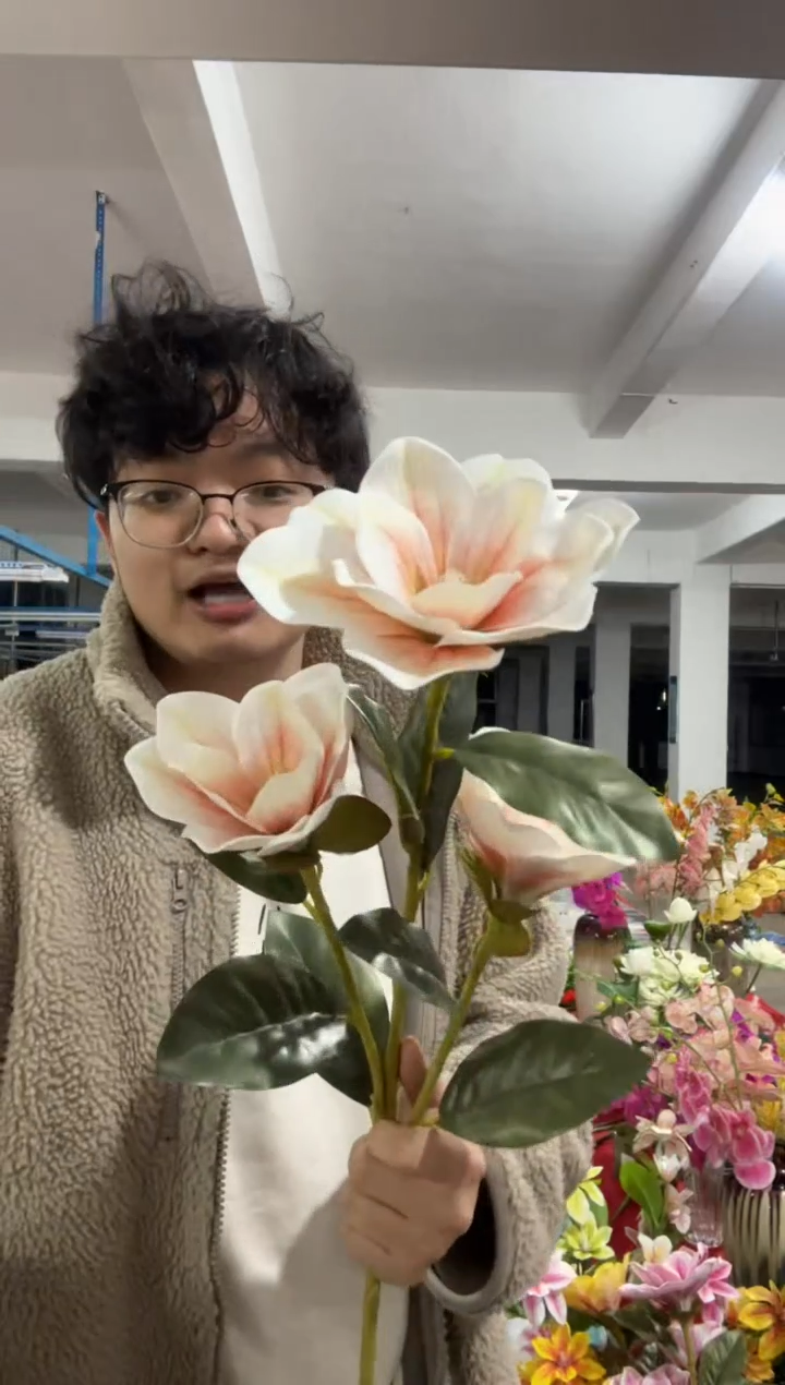 【闪购商品】仿真花朵大玉花2束