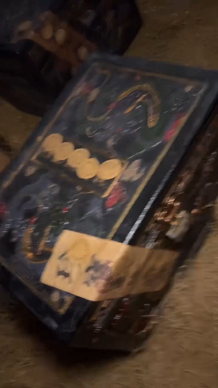 木pm-福利复古工艺风--黑漆长箱/开