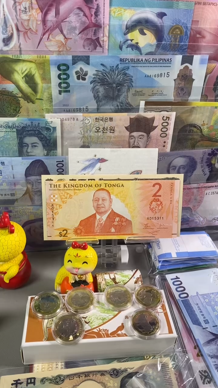 纸币汤加2番加 2023年 无47 双尾