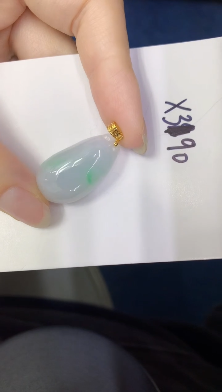 颈饰未镶嵌翡翠缅甸天然翡翠A货