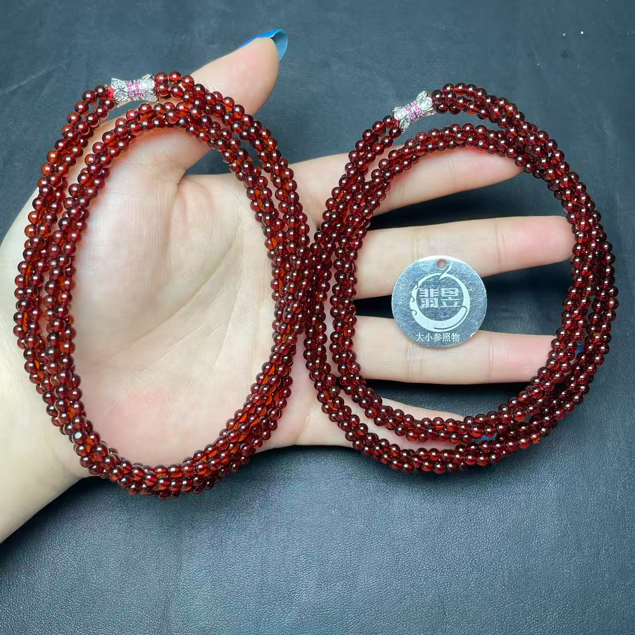 翡昱-N15-66045-琥珀珠链颈饰/约3+/约260颗-多样性发其一