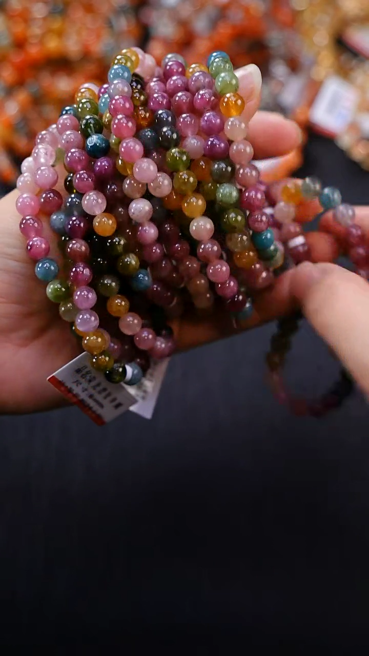 荧光碧玺单圈6mm未镶嵌碧玺（多样性发其一）