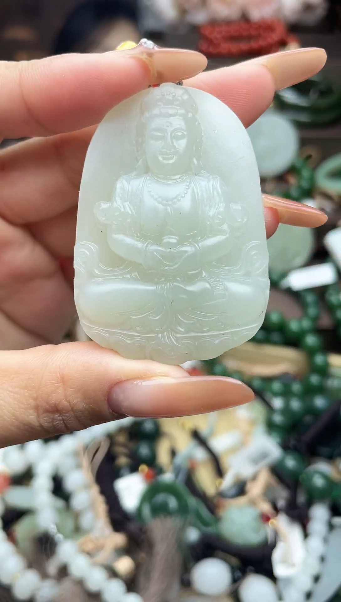 颈饰未镶嵌和田玉未镶嵌和田玉吊坠多样性拍一发一