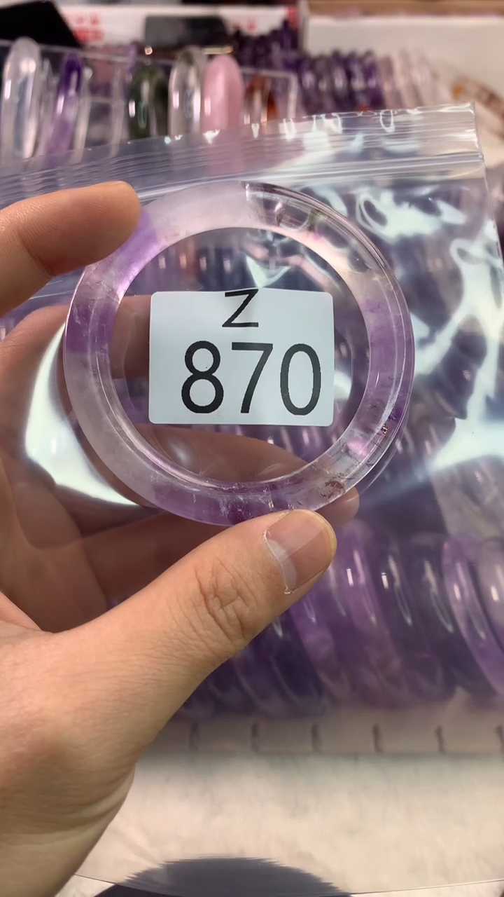 【闪购商品】水晶水晶手镯Z未镶嵌870-55