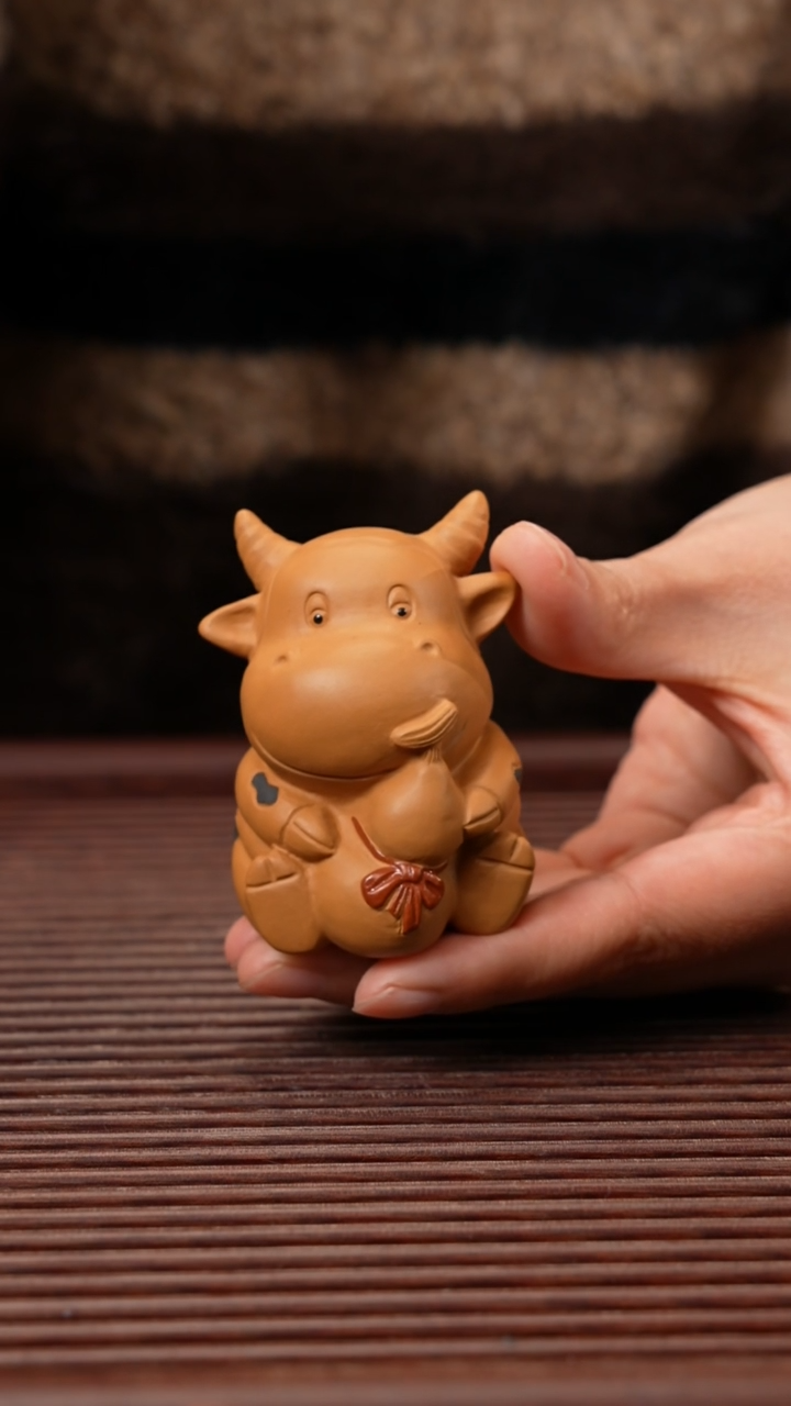 【闪购商品】紫砂茶宠葫芦小牛