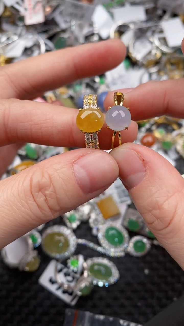 银S925镶嵌戒指翡翠777                  5