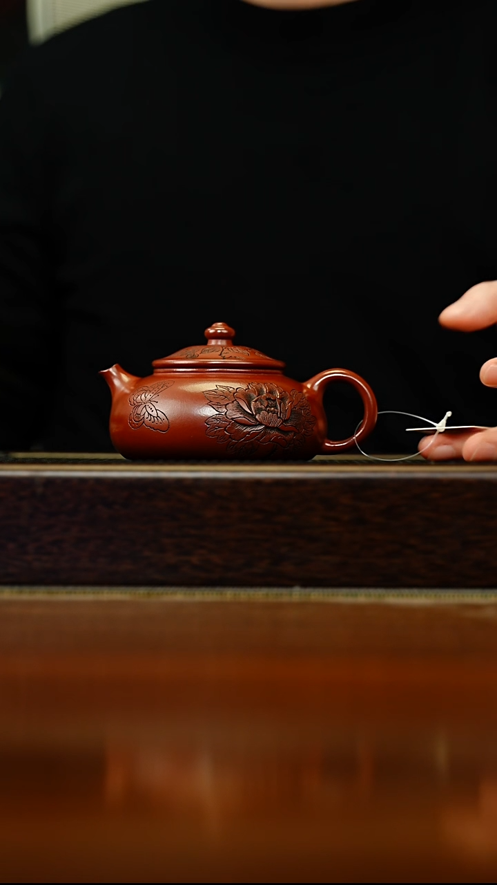 茶壶紫砂宜兴原矿 手工 紫砂壶容量190CC