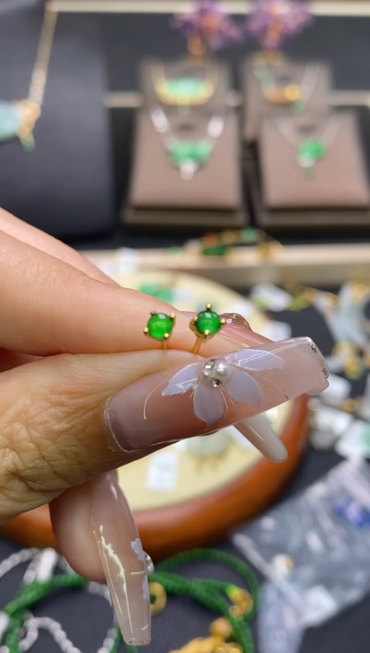 【闪购商品】翡翠颈饰银S925镶嵌多样性发其一净货16025