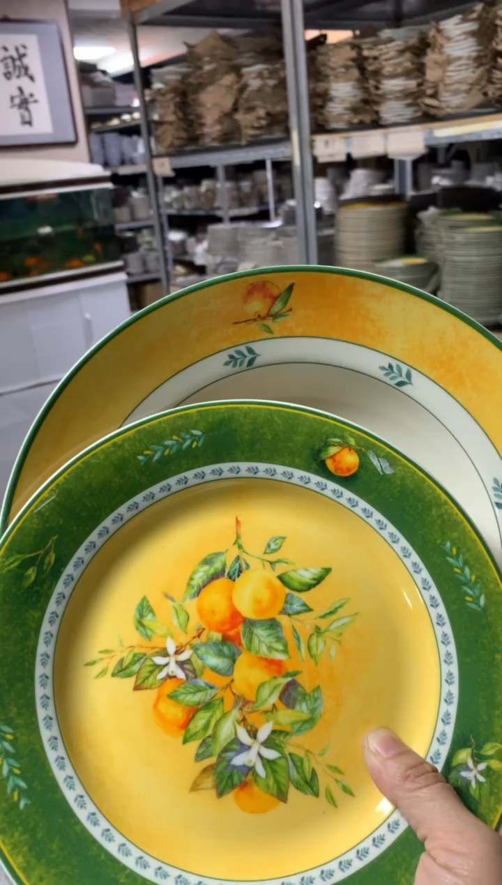 【闪购商品】瓷片陶瓷原单CC146餐具两件套