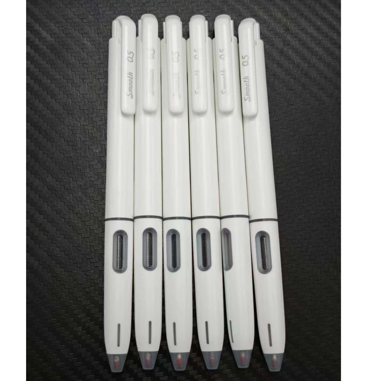 【发6支-白杆】【掌握按动静音直液式50101】