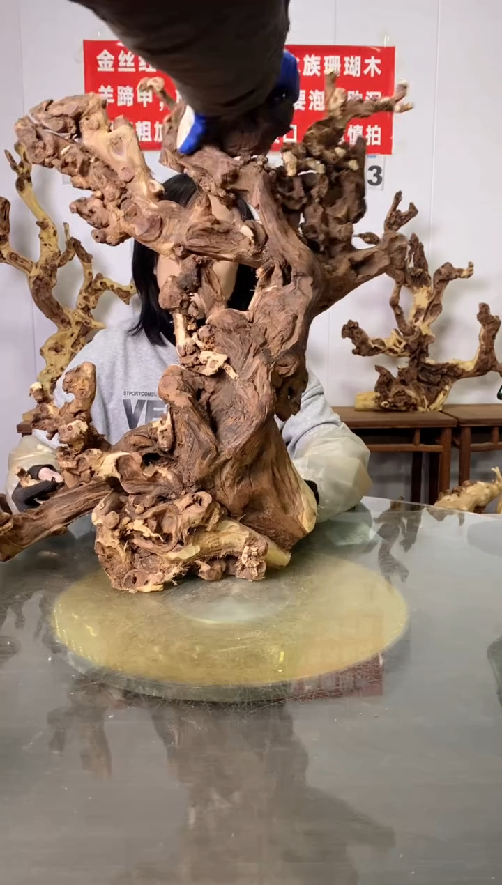 【闪购商品】香榧木130金丝红木 羊蹄甲