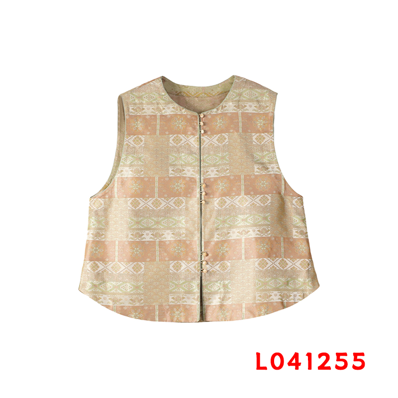 【苏大美】蜀锦罗六合锦马甲 041255