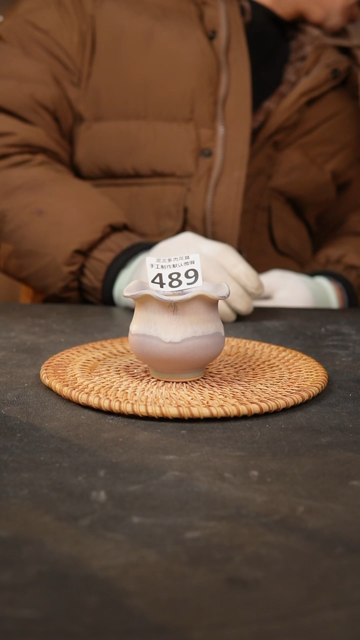 【闪购商品】瓷片景德镇手工花盆