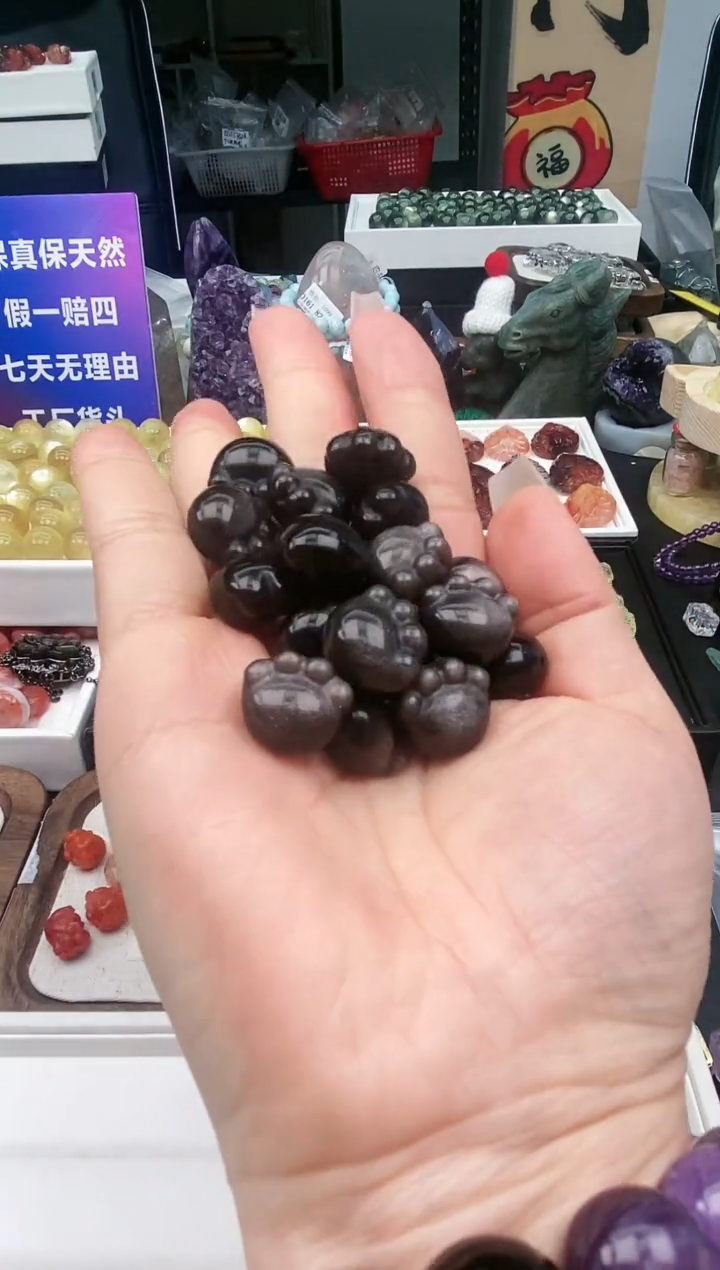 【闪购商品】黑曜岩颈饰未镶嵌70a多样性发其一/1.13/1个