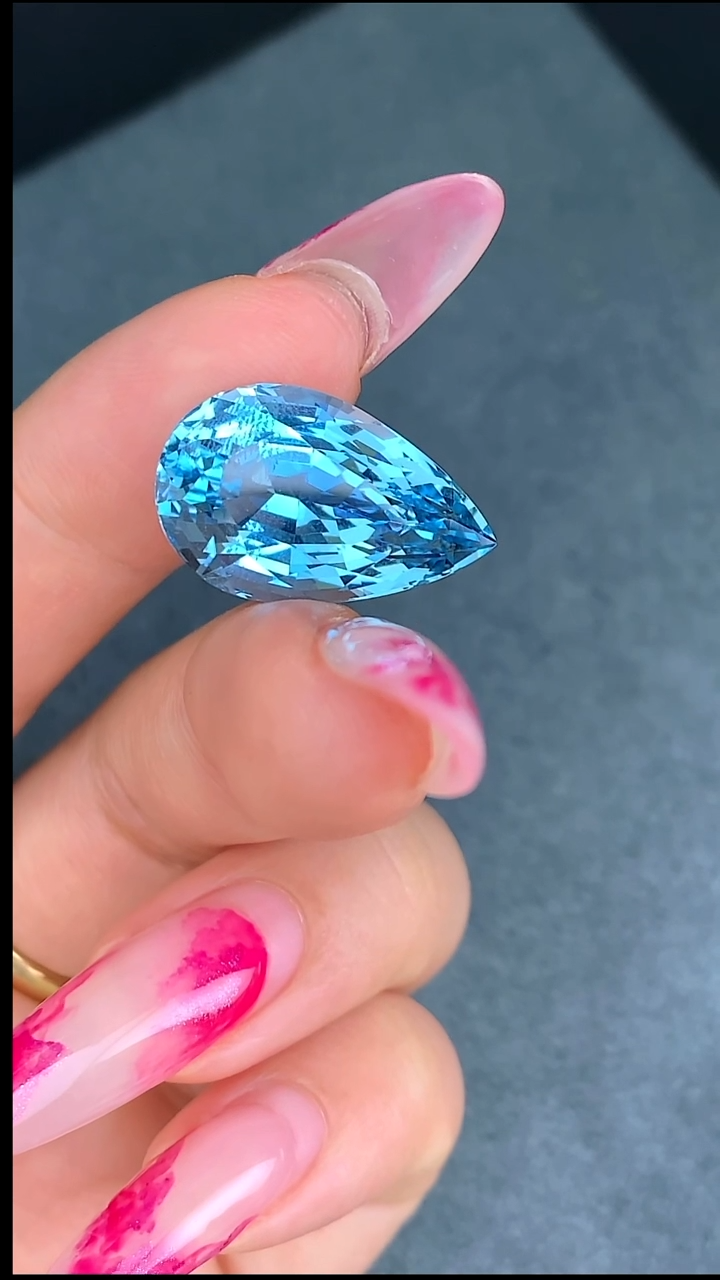 裸石海蓝宝石16.43克拉