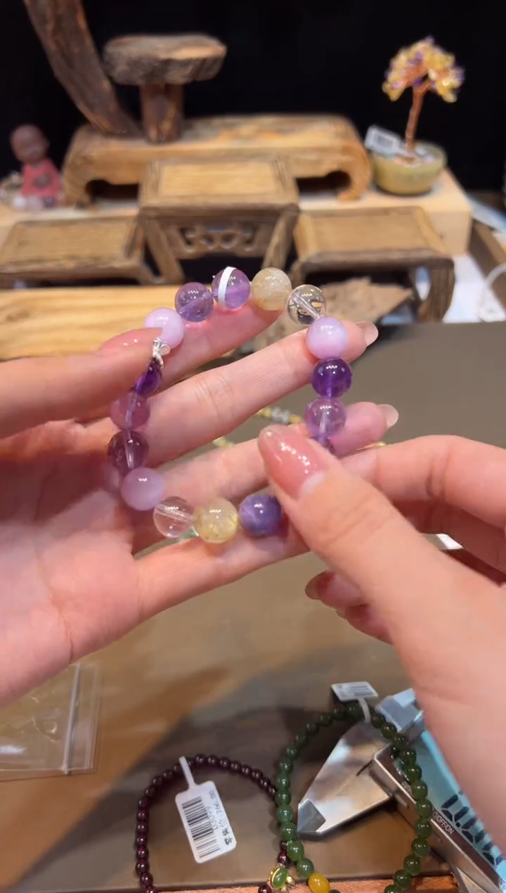 水晶手链未镶嵌手饰@@F5008