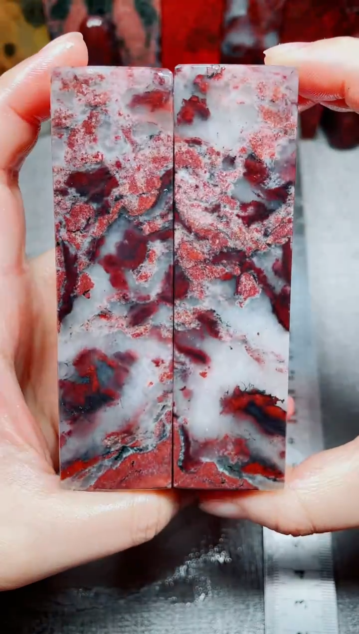 曾****6桂林鸡血玉素章3.0对章34