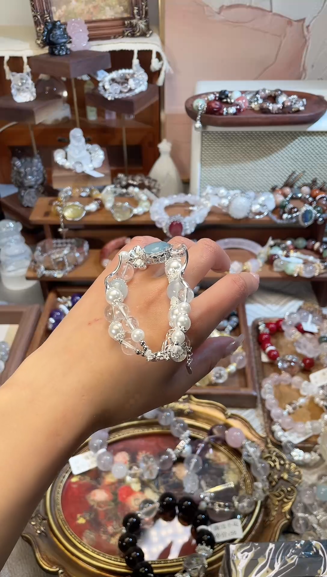 【闪购商品】水晶手串未镶嵌柚子原创水晶