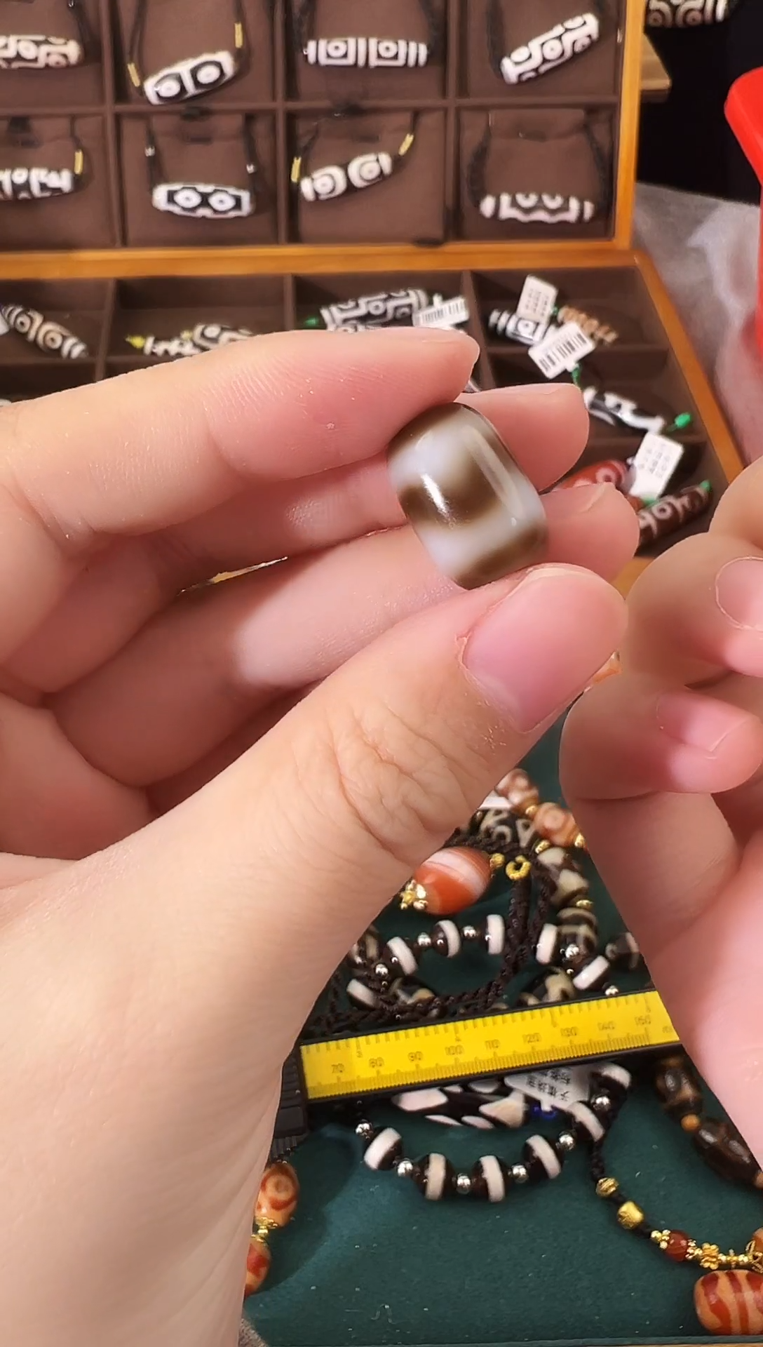 玛瑙/玉髓（覆膜）颈饰未镶嵌21.（微瑕随机发货）