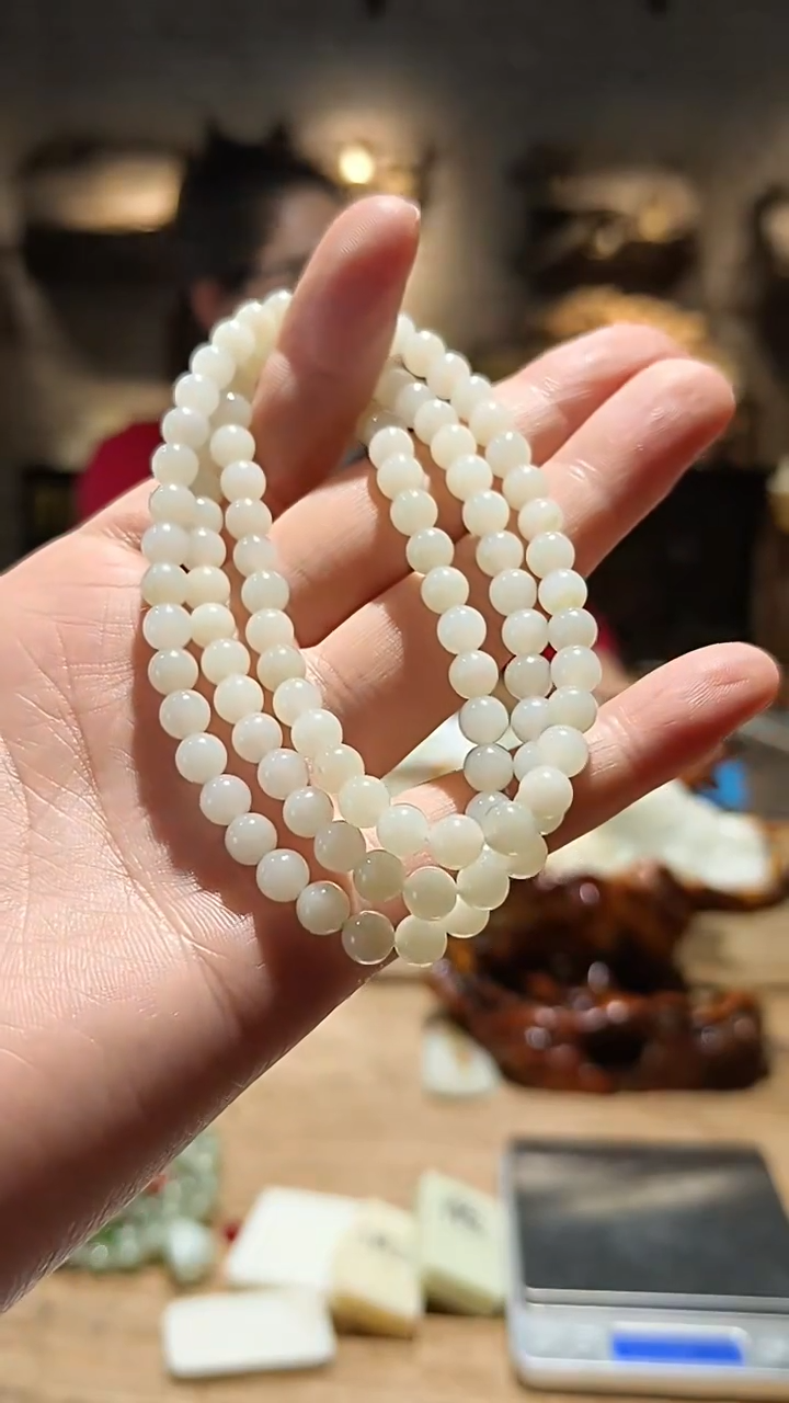 和田玉未镶嵌颈饰卡6 108