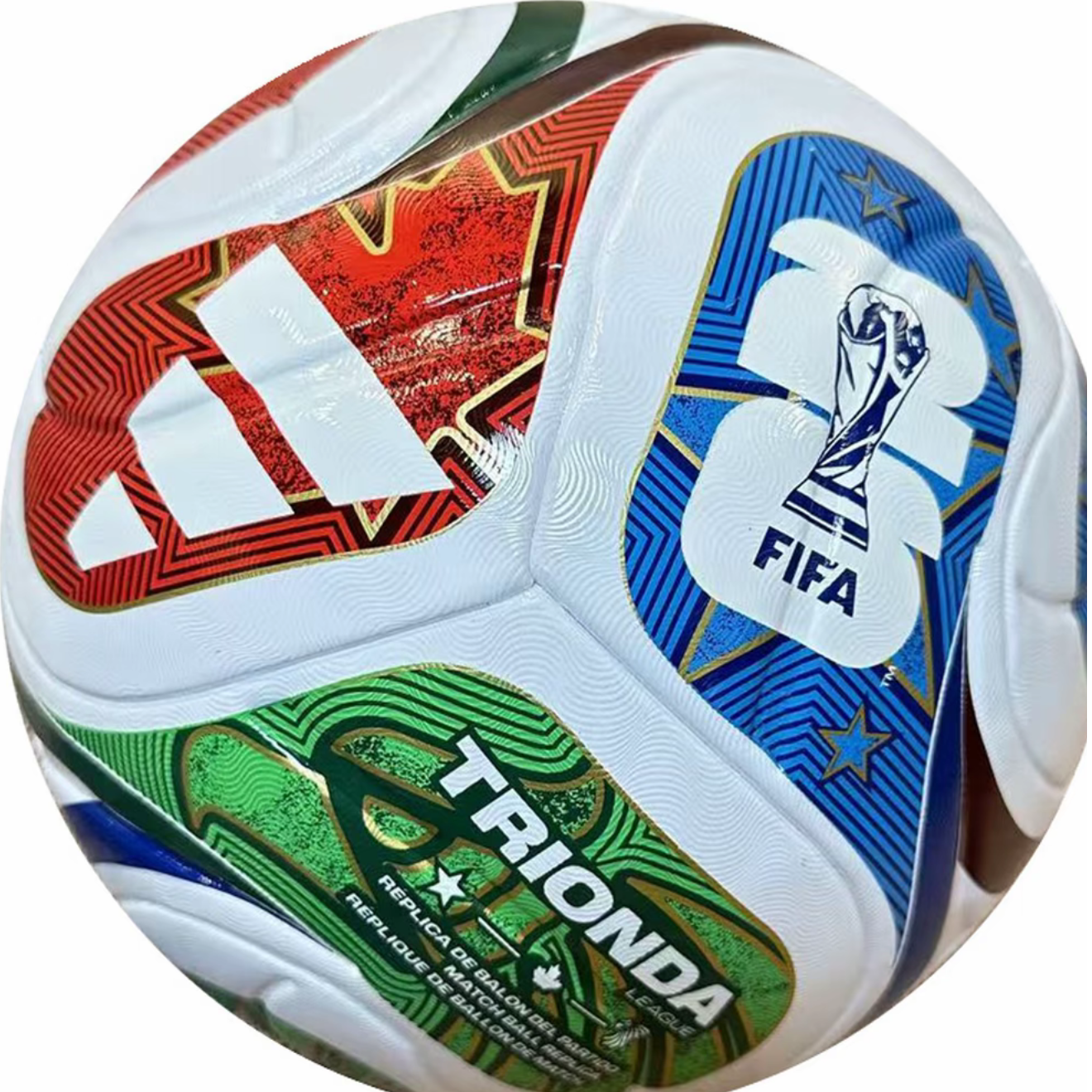 【高智风】阿迪三重浪足球26年FIFA世界杯官方比赛/训练用球JD8030