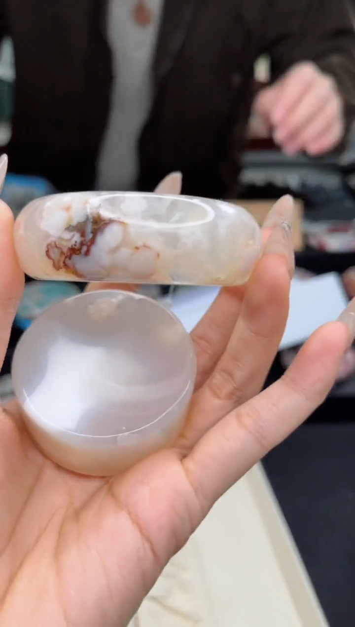 【闪购商品】石英质玉手镯未镶嵌54圈口（不退不换）1540480