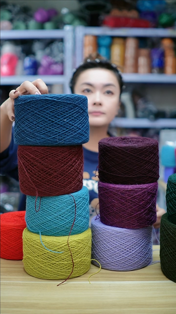 貂毛欢姐手编线A722