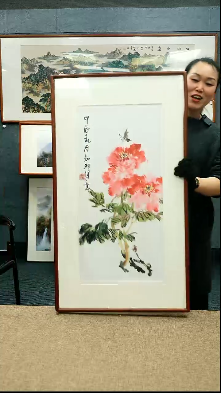 【闪购商品】国画52*92知非老师花鸟