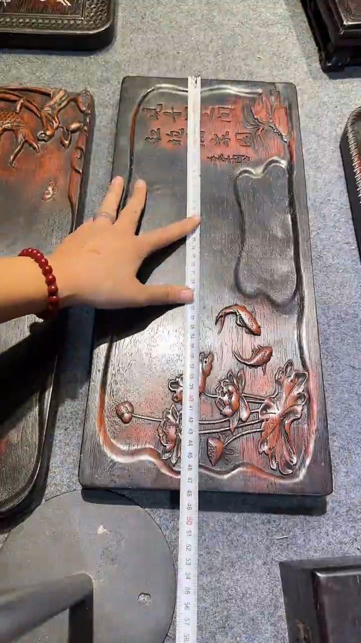 香榧木紫檀拆件雕刻板以直播间实物为准微瑕老物件