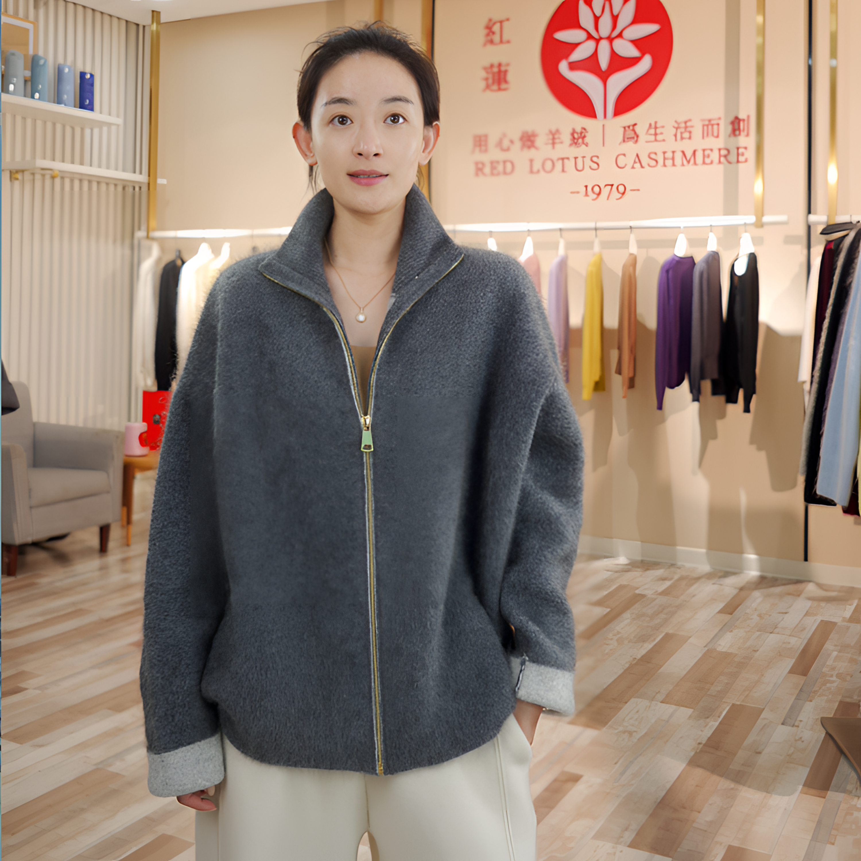 【25新款】拉链拉绒双面JMW885-116