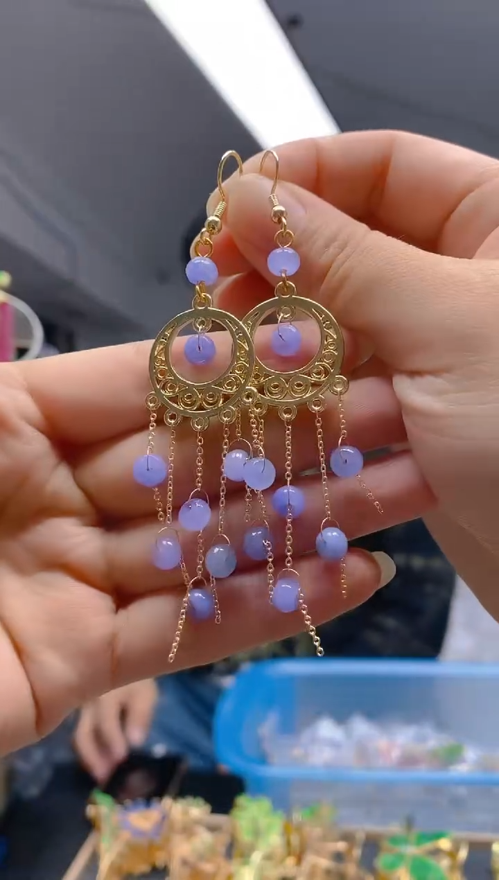 【闪购商品】翡翠耳饰合金0310翡翠