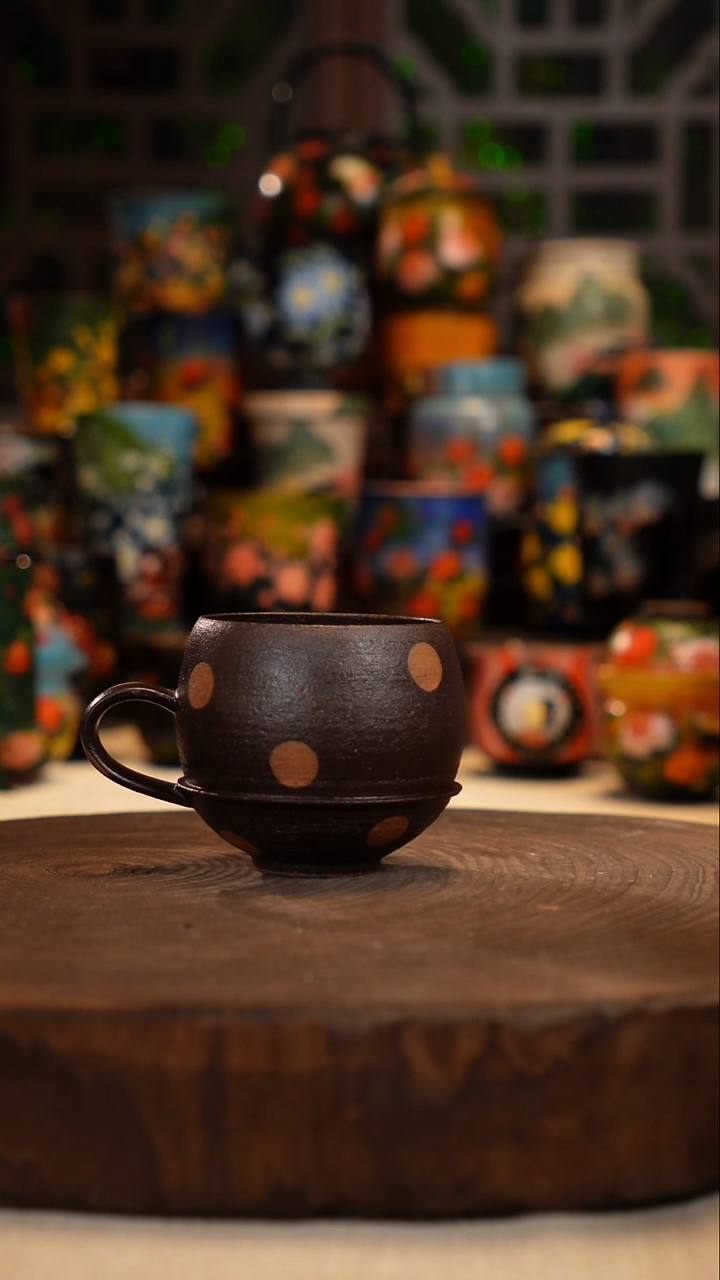 油画   釉下彩   杯子