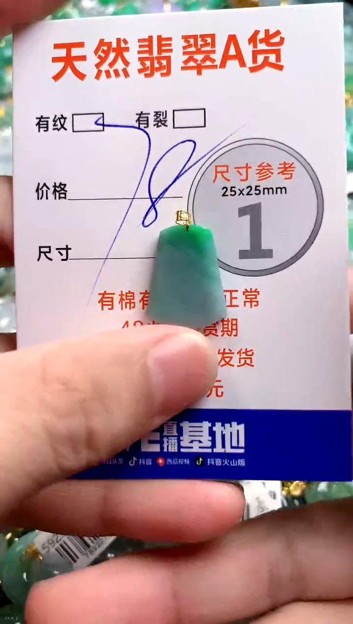 颈饰18K金镶嵌翡翠13006358