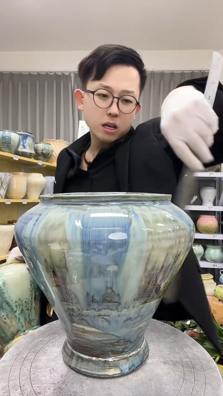 12.4陶瓷花盆直播链接高.   23   口17