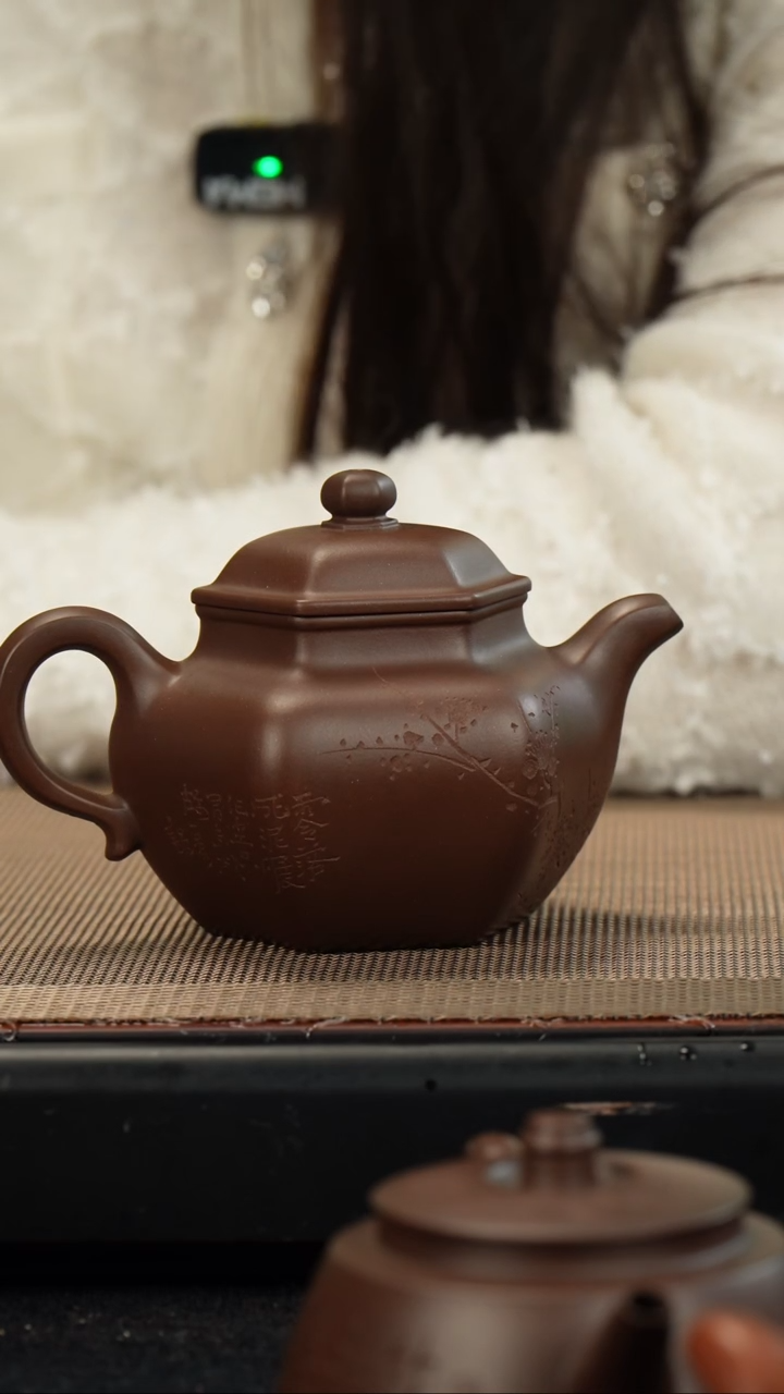 【闪购商品】紫砂茶壶老紫泥克里夫莲子