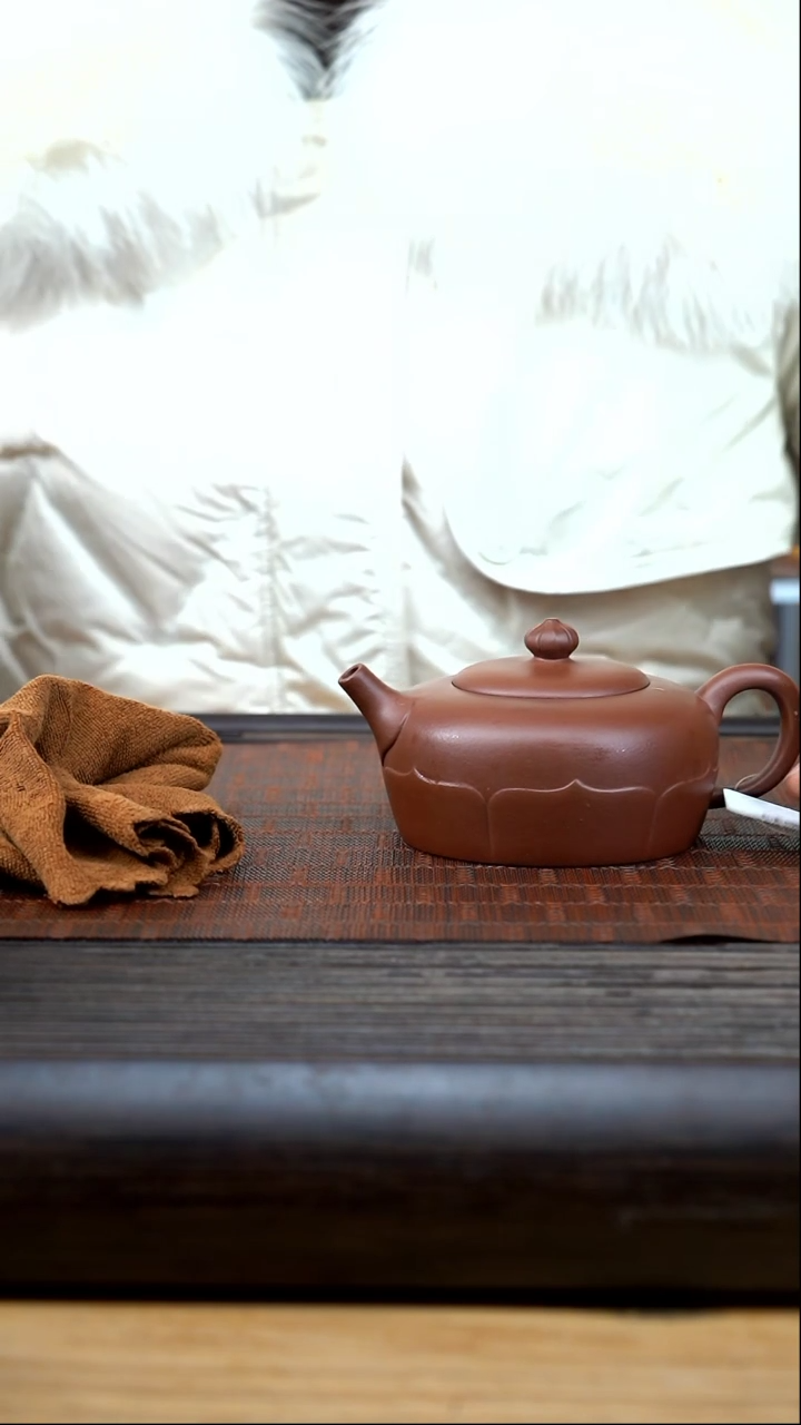 【闪购商品】紫砂茶壶底槽青 花边壶 2