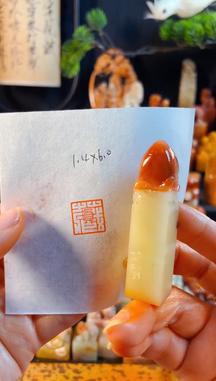 寿山石印石手工篆刻《藏真》