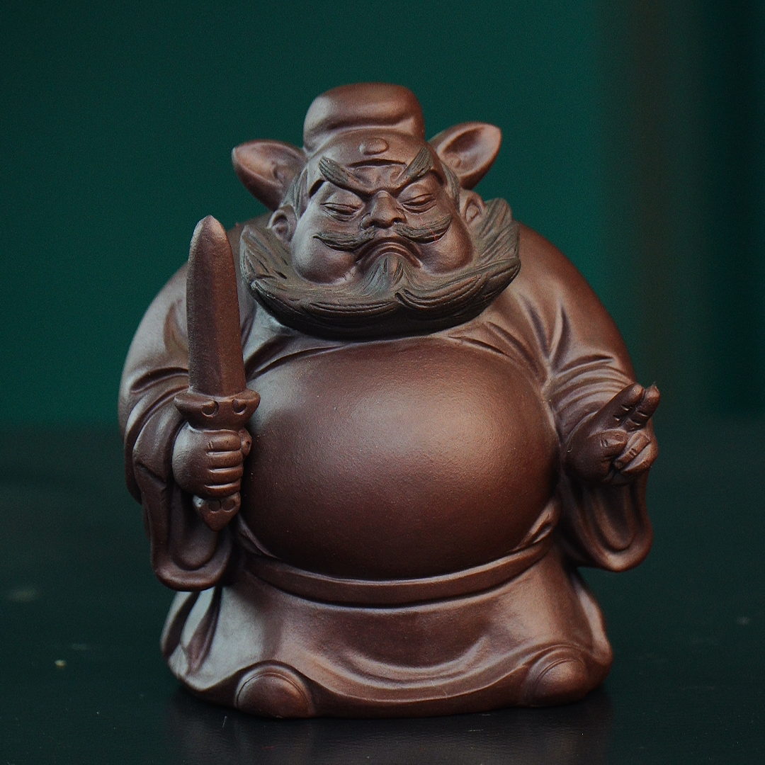 持剑钟馗客厅摆放个人把玩收藏茶宠摆件雕塑手串清货专场