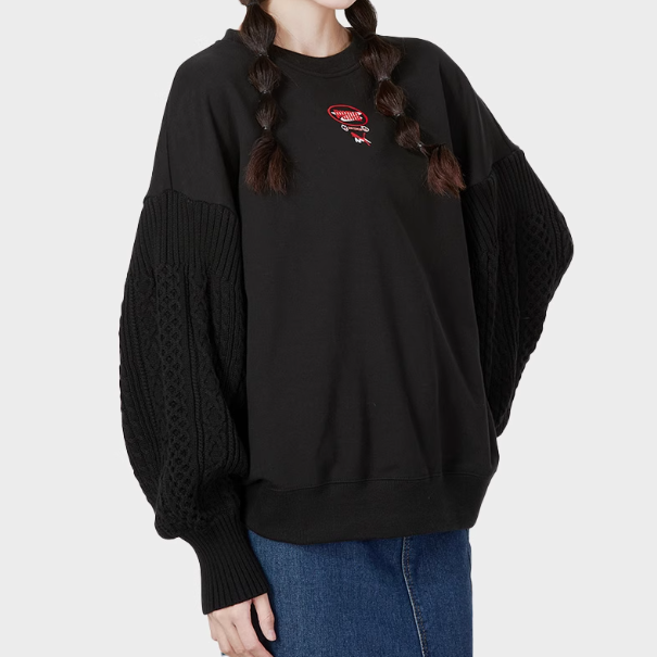 PUMA/彪马【大仓】秋季女子休闲印花运动圆领卫衣 537968-01