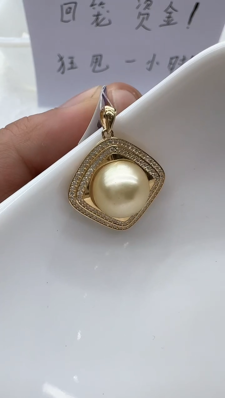 【闪购商品】海水珍珠颈饰银S925镶嵌清货