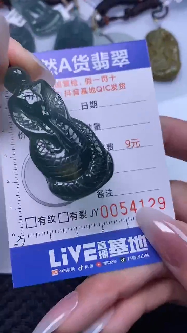 【闪购商品】翡翠颈饰未镶嵌A货翡翠4129