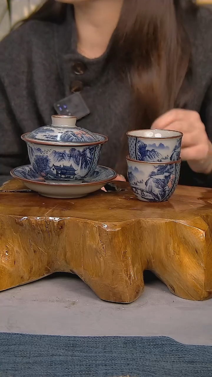 【闪购商品】简装家用款3件套 陶瓷家用茶具系列