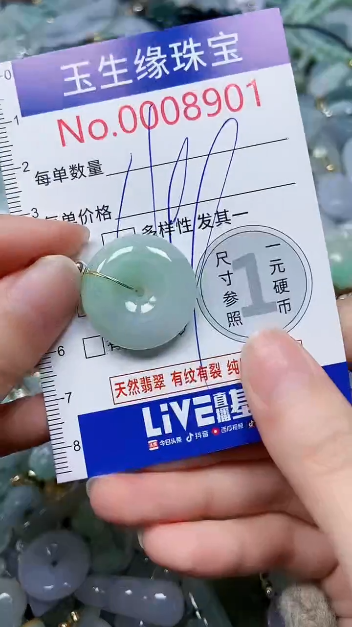 【闪购商品】翡翠颈饰未镶嵌闪购00008901