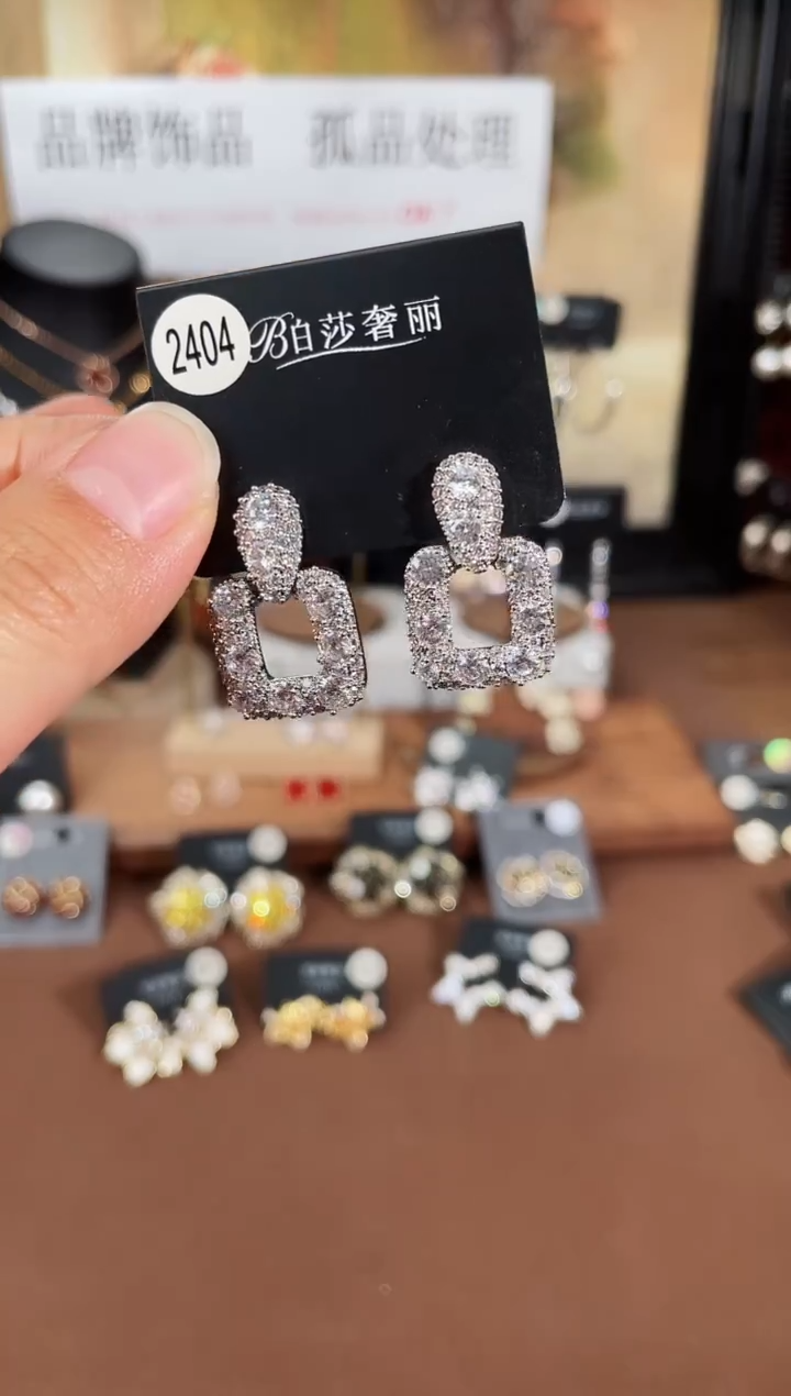 合金925银锆石梵2404