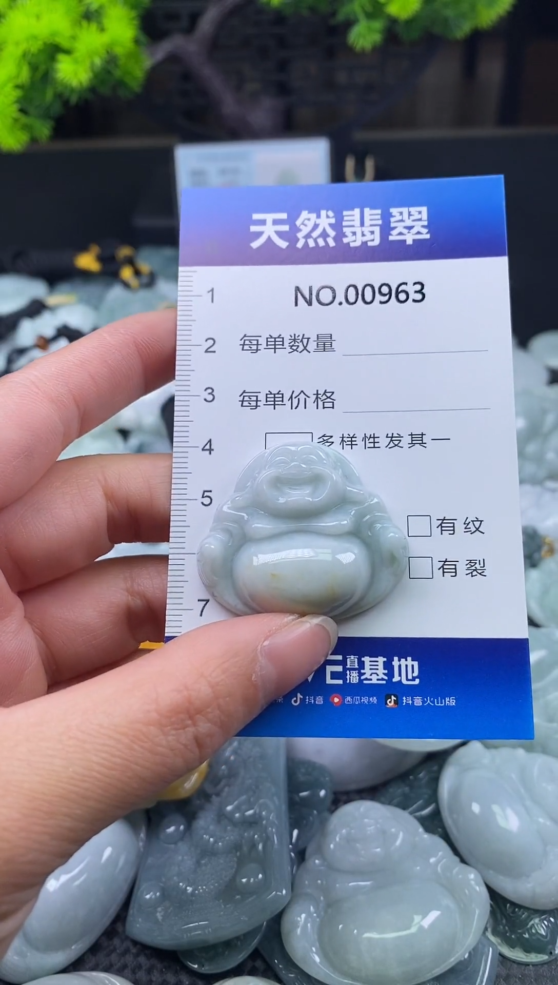 颈饰未镶嵌翡翠天然缅甸翡翠963