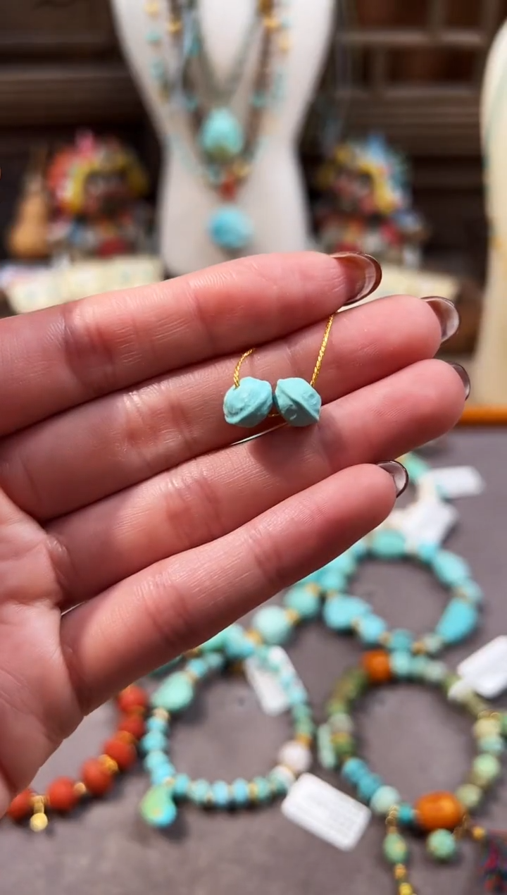 未镶嵌绿松石配饰百香籽