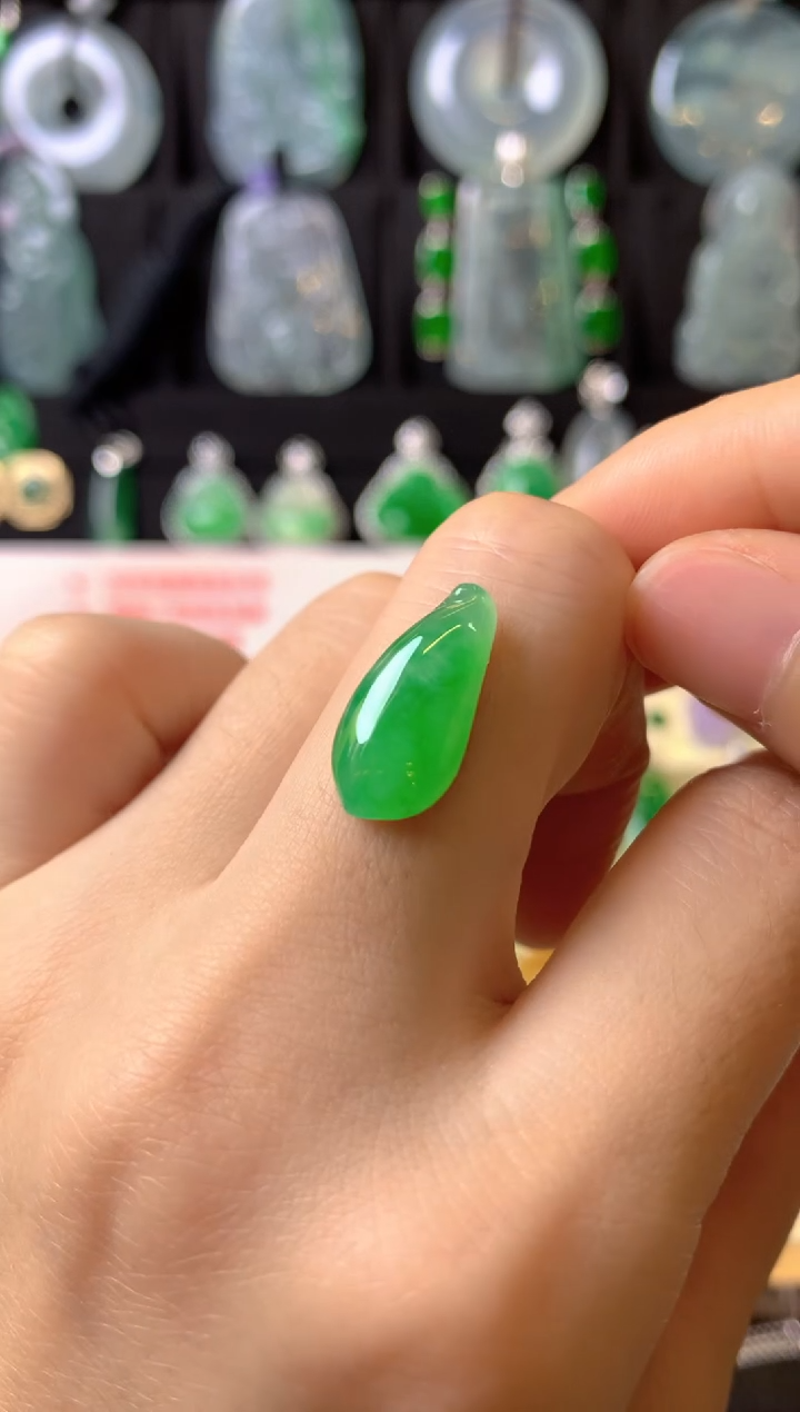 【闪购商品】定制翡翠未镶嵌1裸玉（客户意向镶嵌）