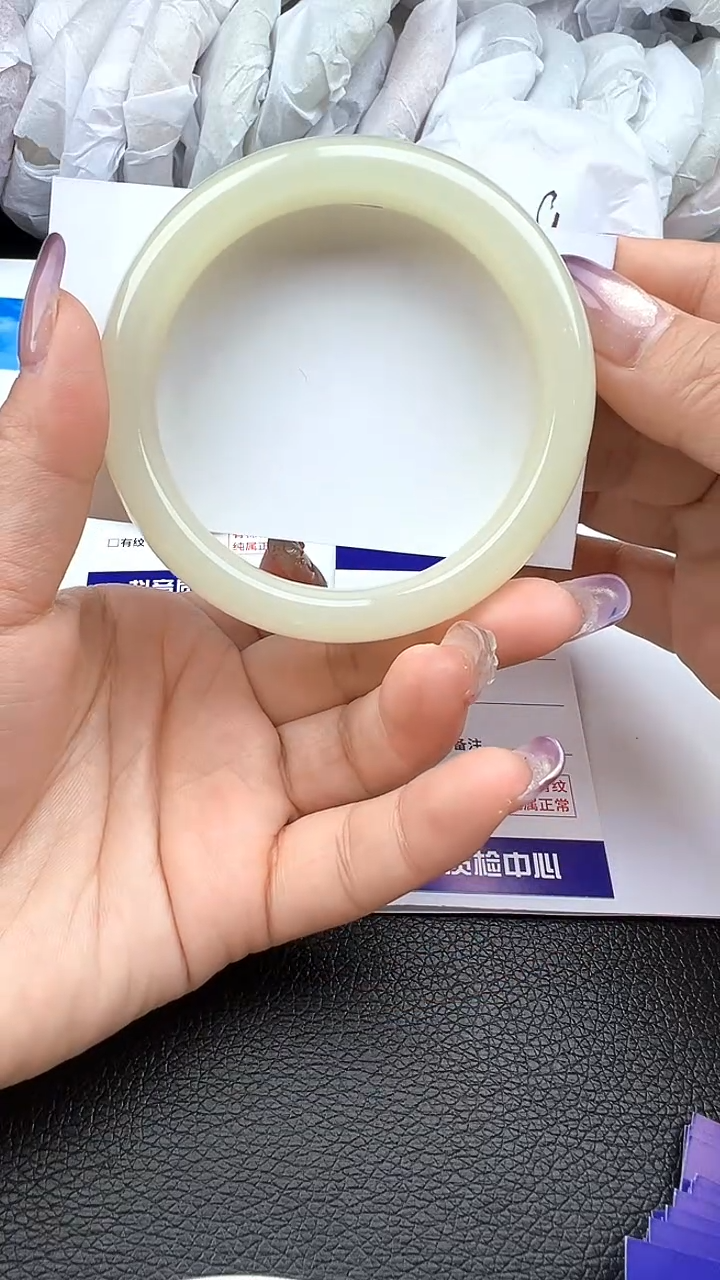 未镶嵌手镯石英质玉圈口 56 57