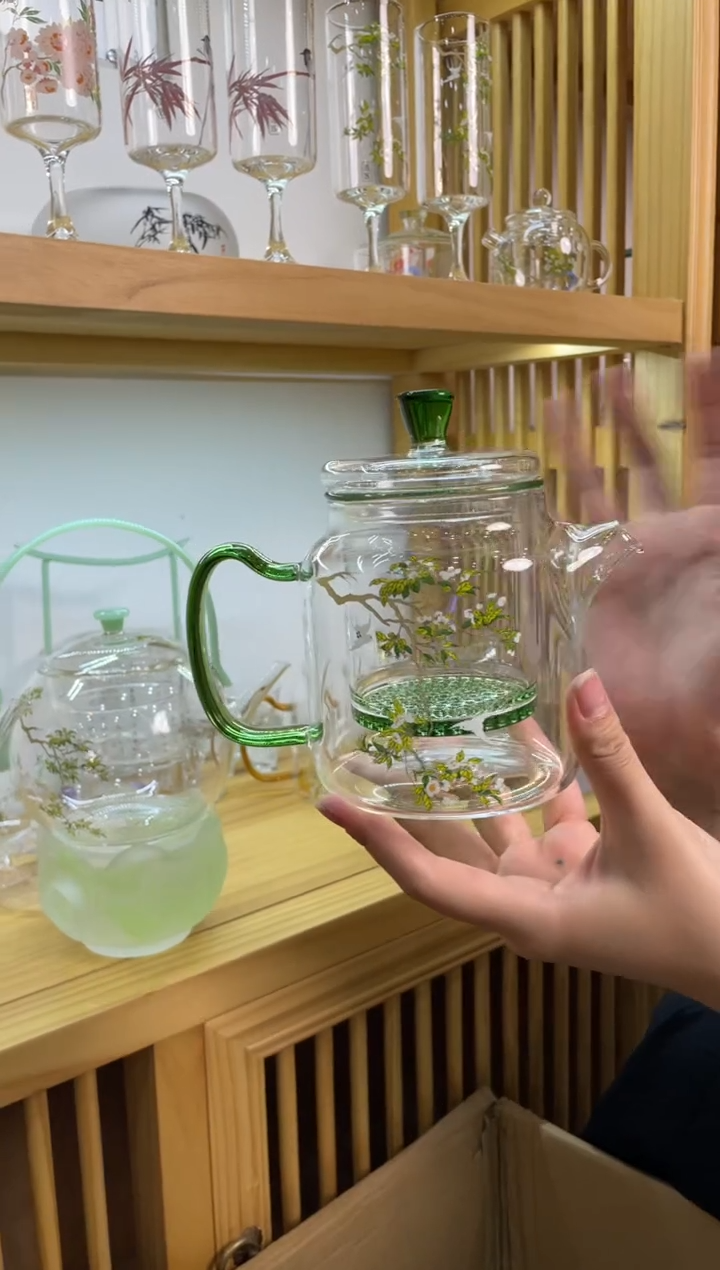 遇器梨花白燕神奇壶绿把