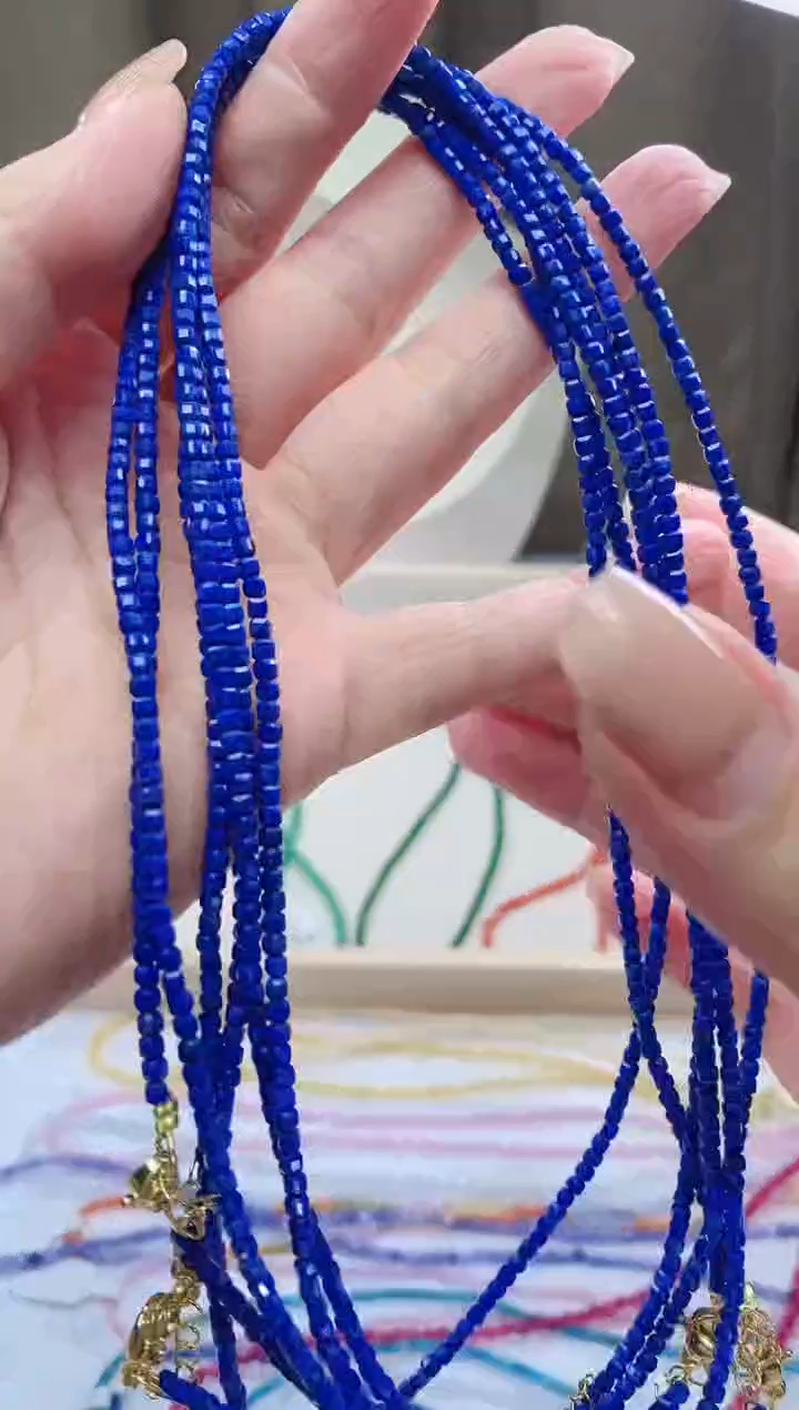 【闪购商品】青金石项链14K金镶嵌诗颜甄选珠宝SYZB9999